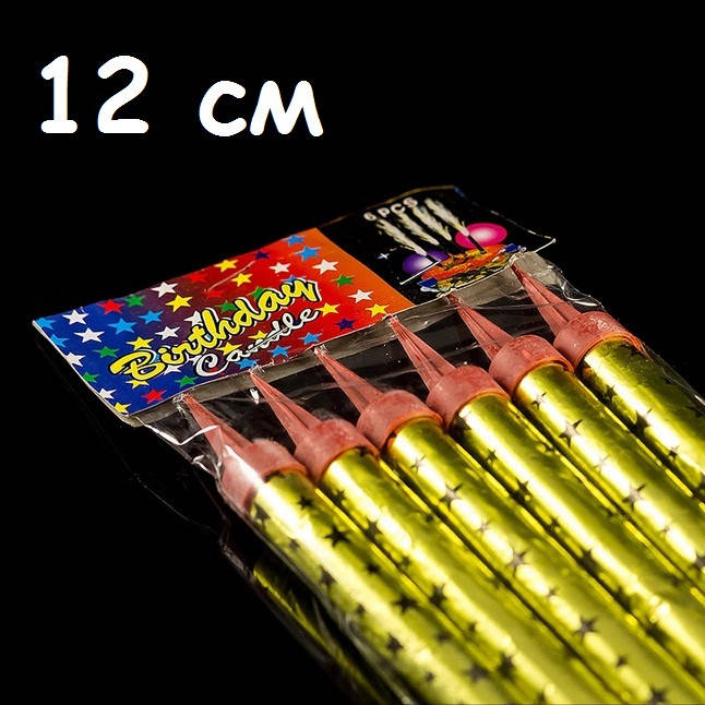 Фейерверк на торт (холодный фонтан), 12 см. по 6 шт в упаковке (арт. FT-12-6)
Фейерверк на торт (холодный фонтан), 12 см. по 6 шт в упаковке (арт. FT-12-6)