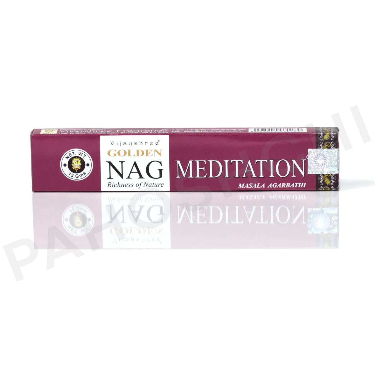 Аромапалочки, благовония Meditation / Медитация ( Vijayshree, Golden NAG ) Голден Наг, 15 грам
Аромапалочки, благовония Meditation / Медитация ( Vijayshree, Golden NAG ) Голден Наг, 15 грам