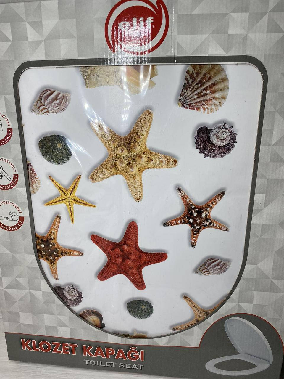 Сидіння та кришка для унітазу elif
Сидіння та кришка для унітазу elif