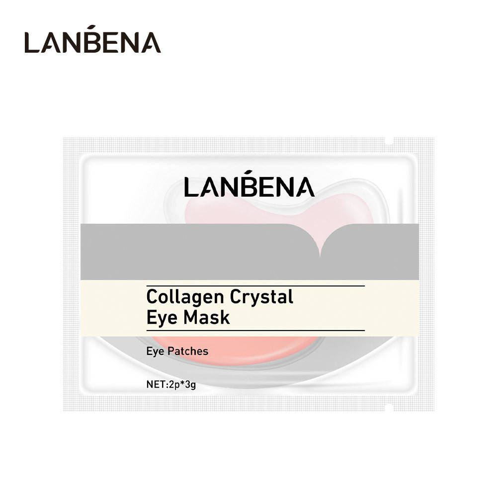 Гидрогелевые патчи под глаза с коллагеном розовые Lanbena Collagen Crystal Eye Mask Pink, 6г
Гидрогелевые патчи под глаза с коллагеном розовые Lanbena Collagen Crystal Eye Mask Pink, 6г
