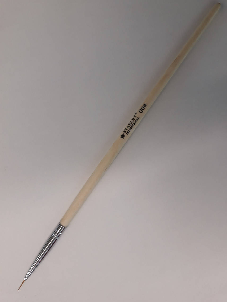 Кисть для художественной росписи на ногтях тонкий натуральный ворс Starlet размер 00
Кисть для художественной росписи на ногтях тонкий натуральный ворс Starlet размер 00