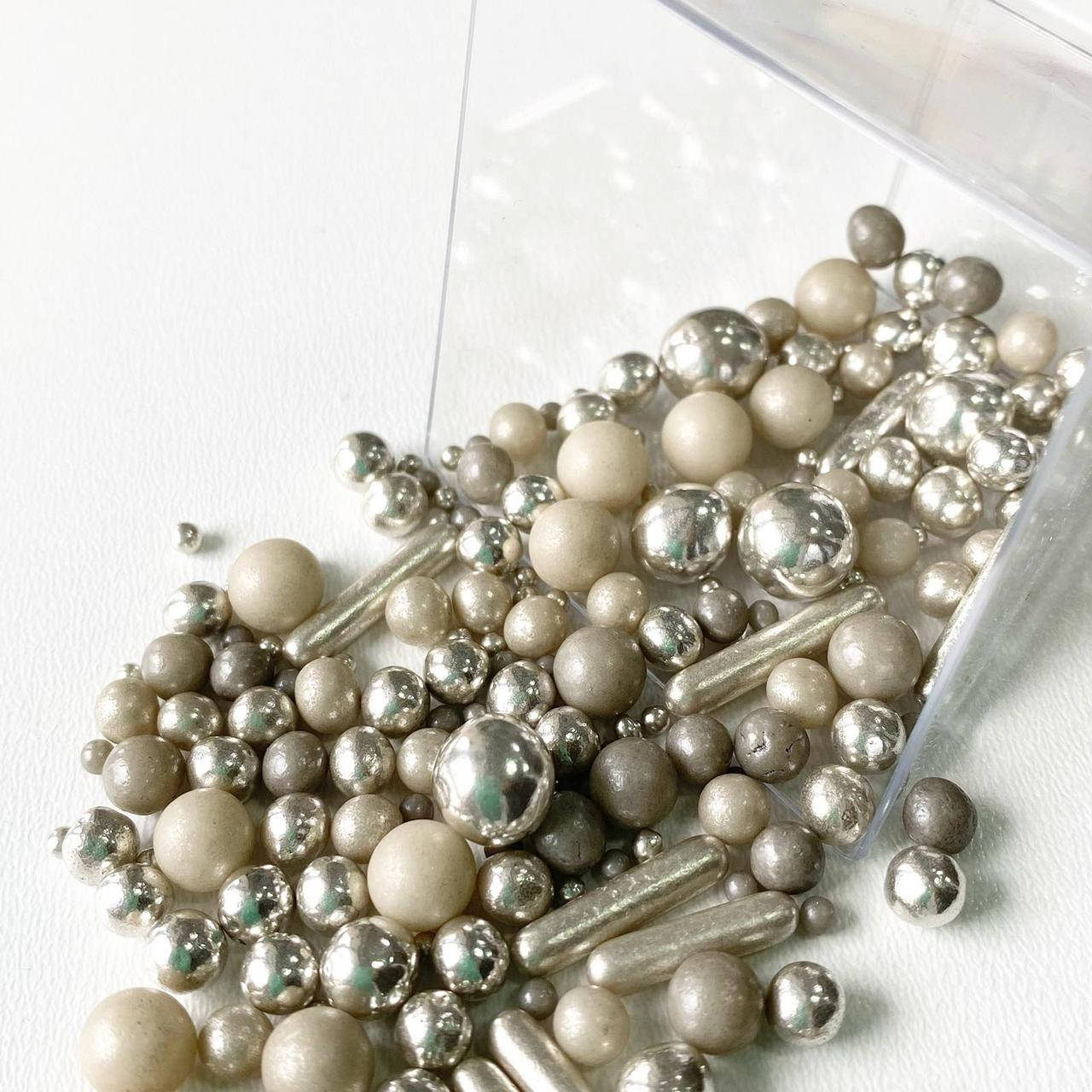 Посыпка сахарная для кондитерских изделий Микс Стальной
Посыпка сахарная для кондитерских изделий Микс Стальной