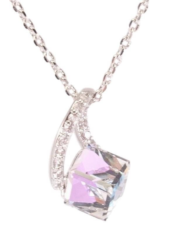 Кулон Xuping Родий с кр-ми Swarovski на цепочке "Кристальный куб Vitrail Light с петелькой" дл. 39-44,5см х
Кулон Xuping Родий с кр-ми Swarovski на цепочке "Кристальный куб Vitrail Light с петелькой" дл. 39-44,5см х