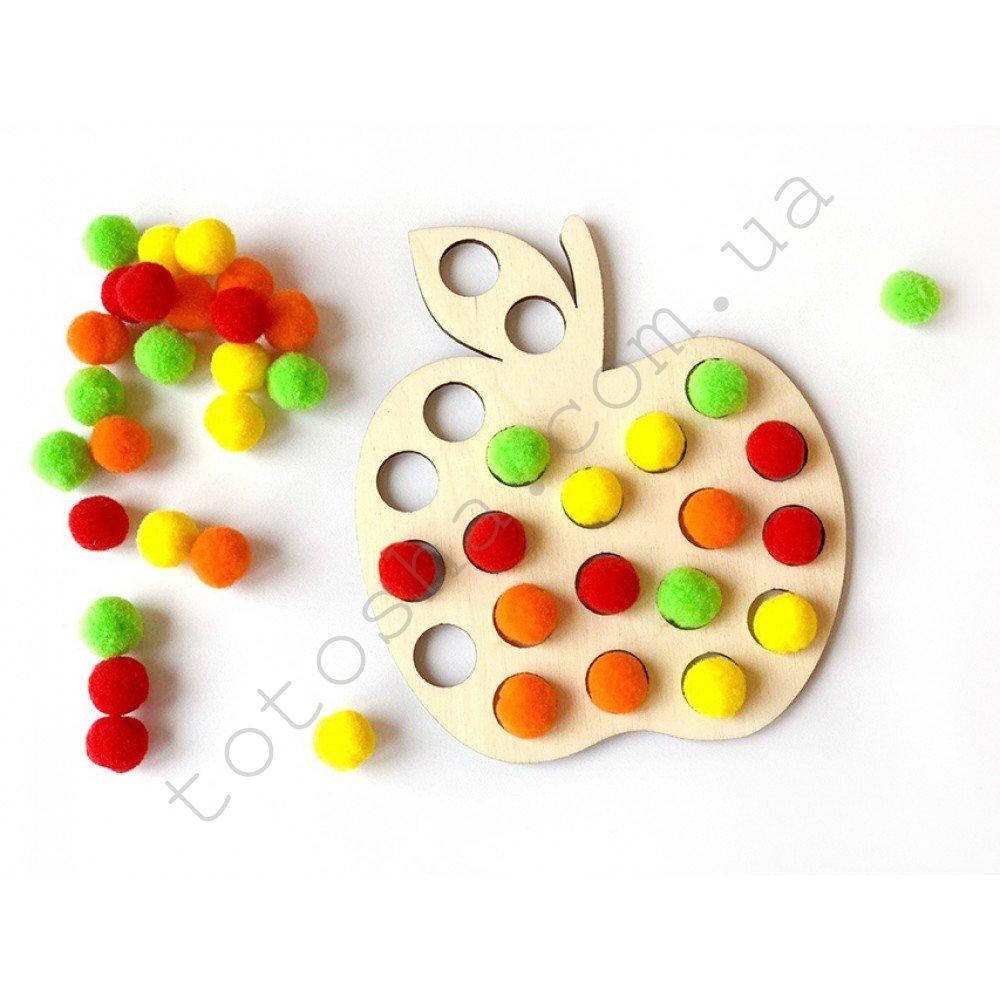 Деревянная игра сортер Яблоко с помпонами Познавалка 4408200 Poznavalka
Деревянная игра сортер Яблоко с помпонами Познавалка 4408200 Poznavalka