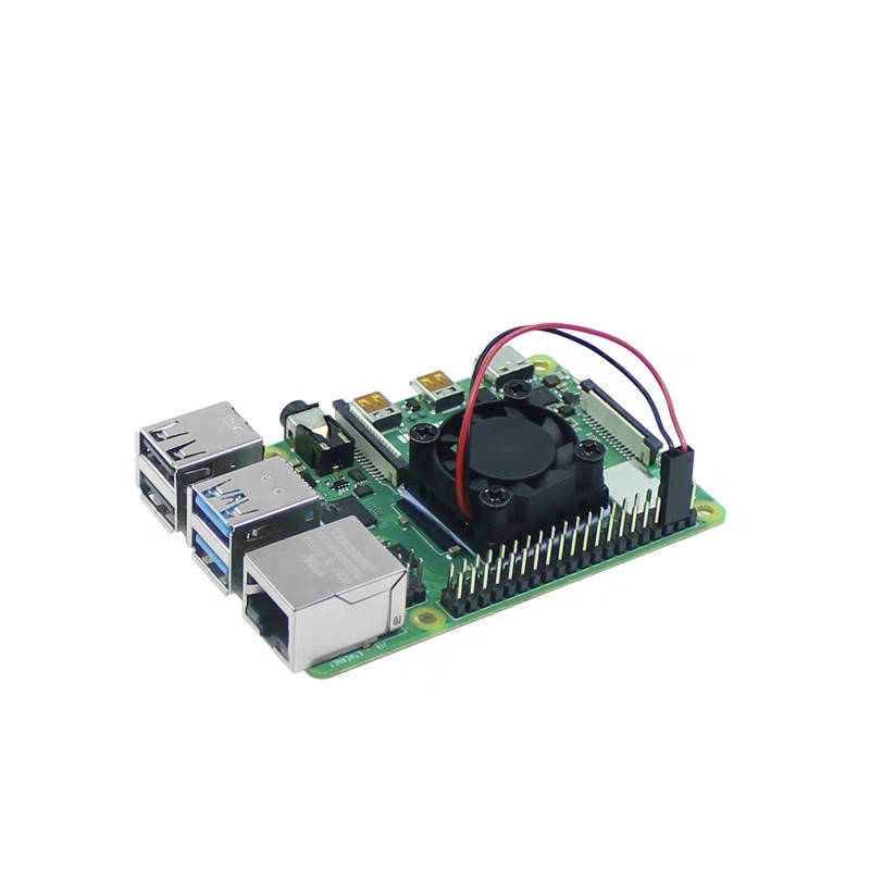 Радиатор с вентилятором для Rasberry Pi 3B+, 4B
Радиатор с вентилятором для Rasberry Pi 3B+, 4B