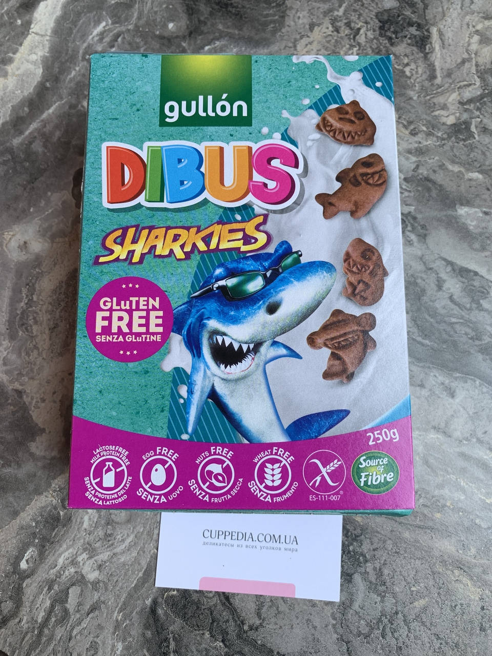 Детское печенье Gullon Dibus sharkies (без глютена, без лактоза, без яиц, без орехов) 250 грм
Детское печенье Gullon Dibus sharkies (без глютена, без лактоза, без яиц, без орехов) 250 грм