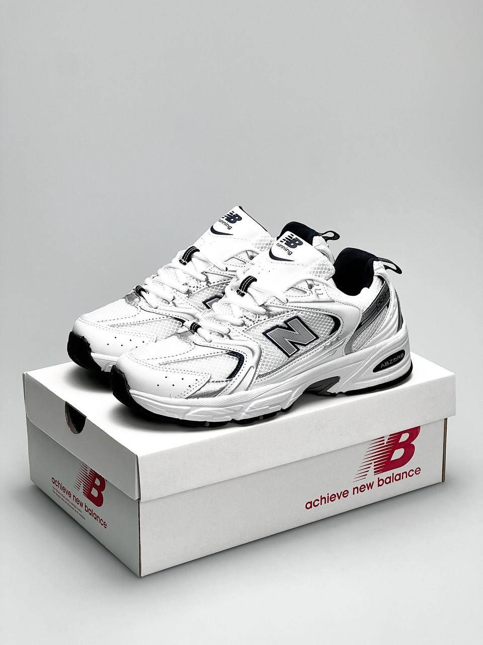 Мужские кроссовки New Balance 530 White Silver Navy В наличии остался 46-той размер., Белый
Мужские кроссовки New Balance 530 White Silver Navy В наличии остался 46-той размер., Белый
