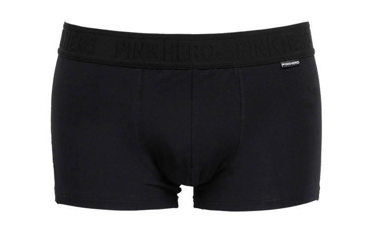 Мужские трусы боксеры Pink hero (мужские хипсы транки) XL, Черный