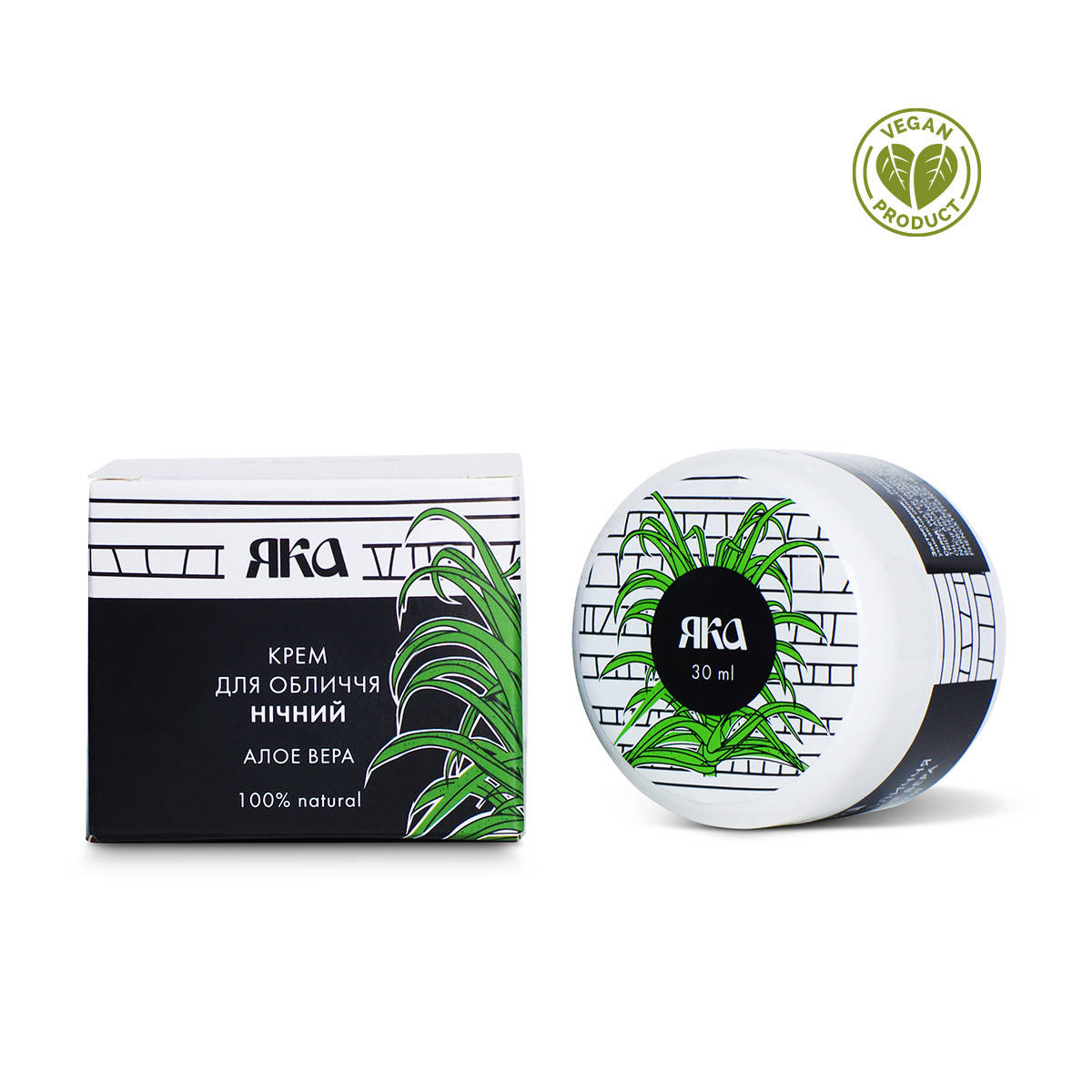 ЯКА Ночной крем для лица Алоэ вера 30мл.
ЯКА Ночной крем для лица Алоэ вера 30мл.