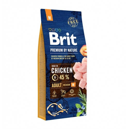 Brit Premium Adult М (Брит Премиум Эдалт Mедиум) для взрослых собак средних пород 15 кг
Brit Premium Adult М (Брит Премиум Эдалт Mедиум) для взрослых собак средних пород 15 кг