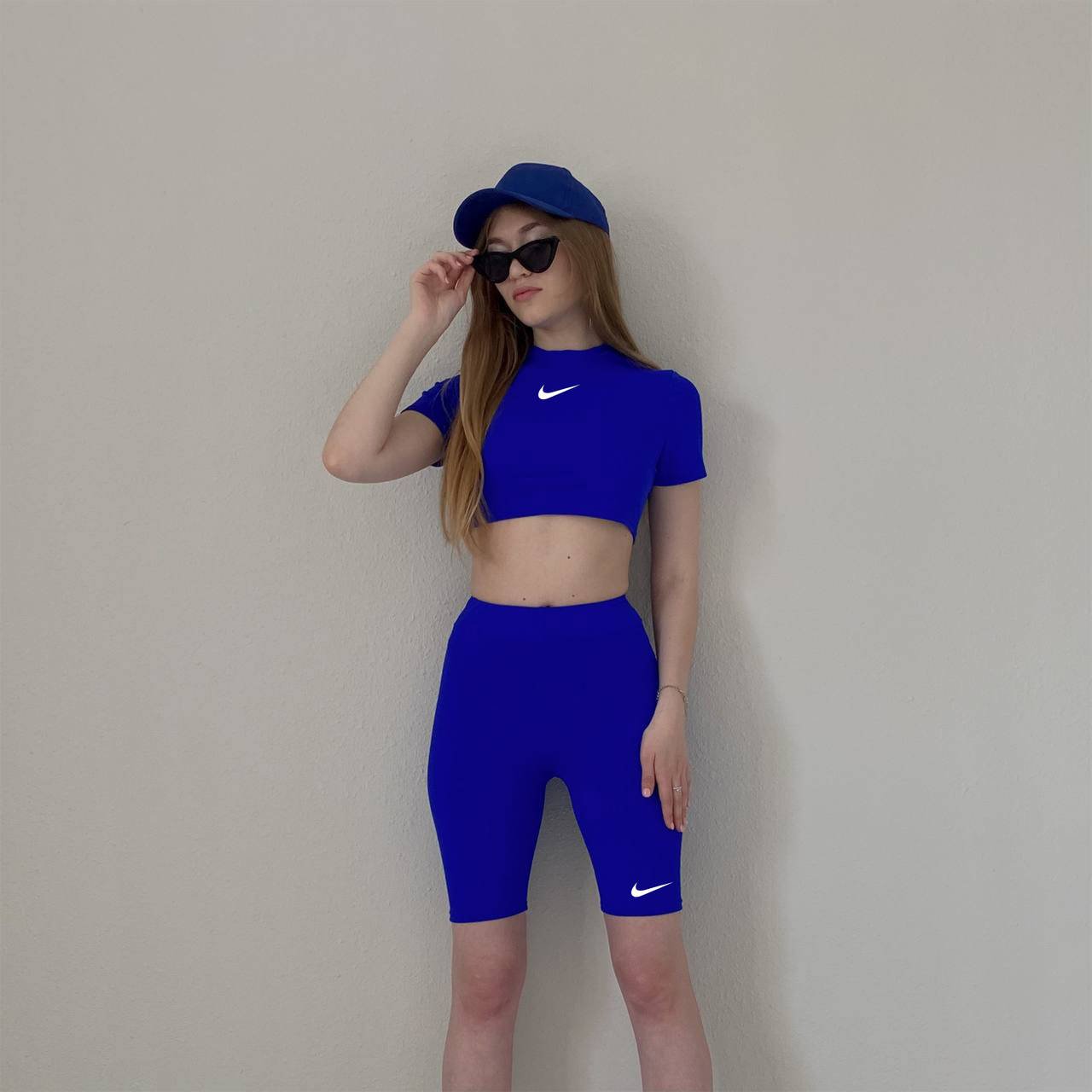 Женские велосипедные шорты Nike с завышенной талией спортивные эластичные велосипедки найк облегающие синие-электрик, Синий
Женские велосипедные шорты Nike с завышенной талией спортивные эластичные велосипедки найк облегающие синие-электрик, Синий