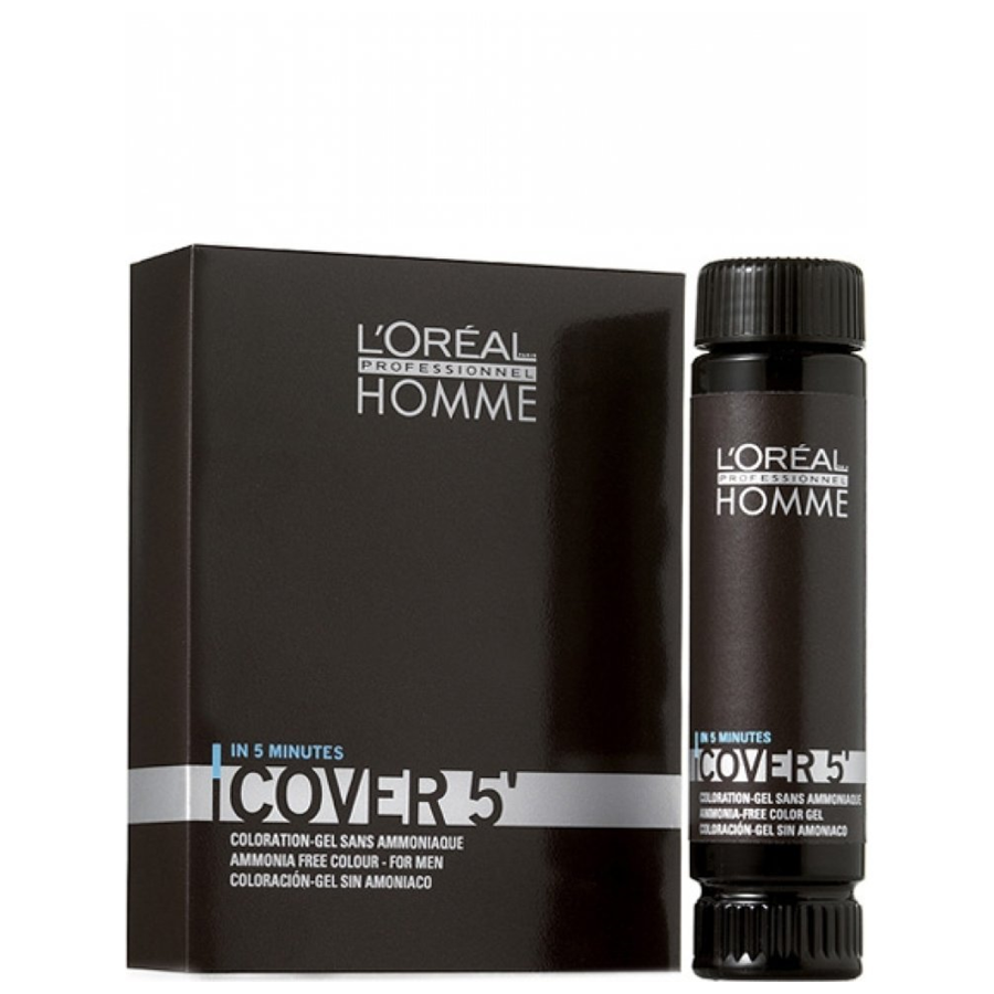 Тонирующий гель для мужчин L'Oreal Professionnel Homme Cover 5 №5 Светлый Шатен 3х50 мл
Тонирующий гель для мужчин L'Oreal Professionnel Homme Cover 5 №5 Светлый Шатен 3х50 мл