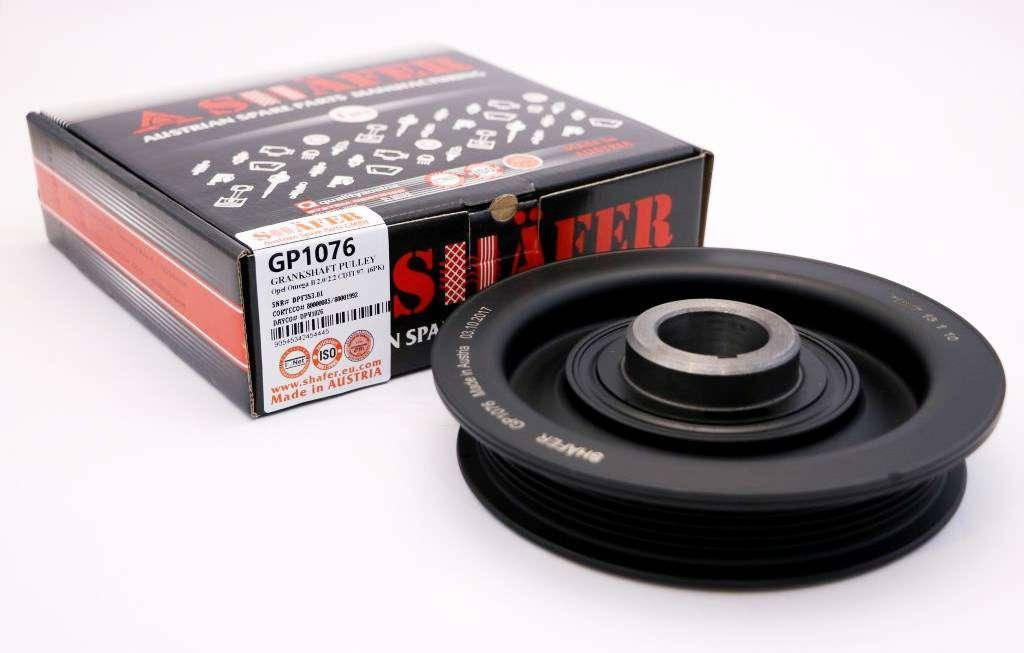 Шкив коленвала (Shäfer GP1076, 152x46, 6 ребер, 2.0D-2.2D) Opel(Опель) Astra(Астра) G(Г) T(Т) 1998-2009(98-09)
Шкив коленвала (Shäfer GP1076, 152x46, 6 ребер, 2.0D-2.2D) Opel(Опель) Astra(Астра) G(Г) T(Т) 1998-2009(98-09)