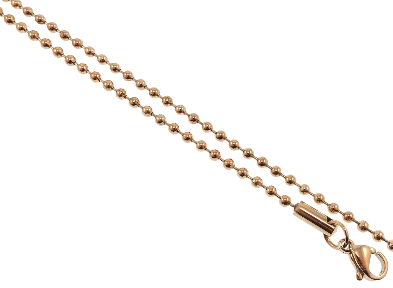 Цепочка Xuping ТТМ Stainless Steel Розовый оттенок "Плетение Перлина" длина 45см х 2мм
Цепочка Xuping ТТМ Stainless Steel Розовый оттенок "Плетение Перлина" длина 45см х 2мм