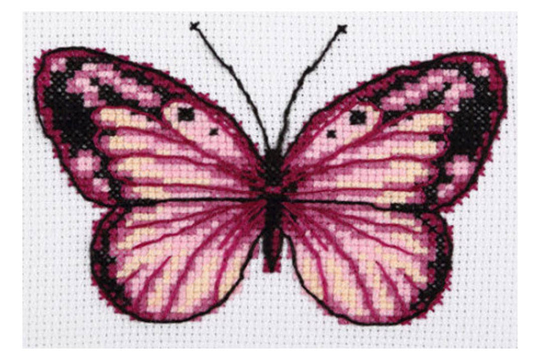 Набор для вышивания крестиком "Бабочка розовая" М-0214, ВДВ
Набор для вышивания крестиком "Бабочка розовая" М-0214, ВДВ