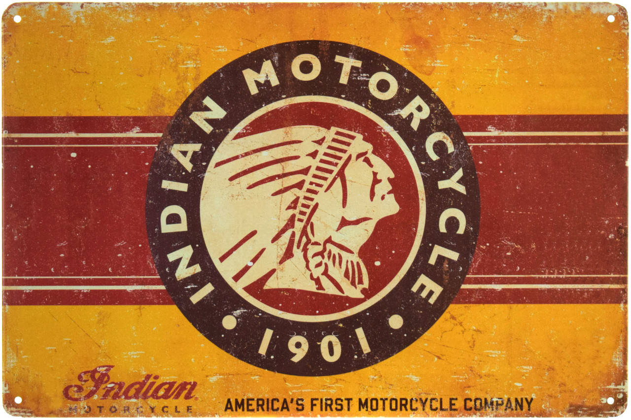 Металлическая табличка "Indian Motorcycle (1901)" (ms-001276)
Металлическая табличка "Indian Motorcycle (1901)" (ms-001276)