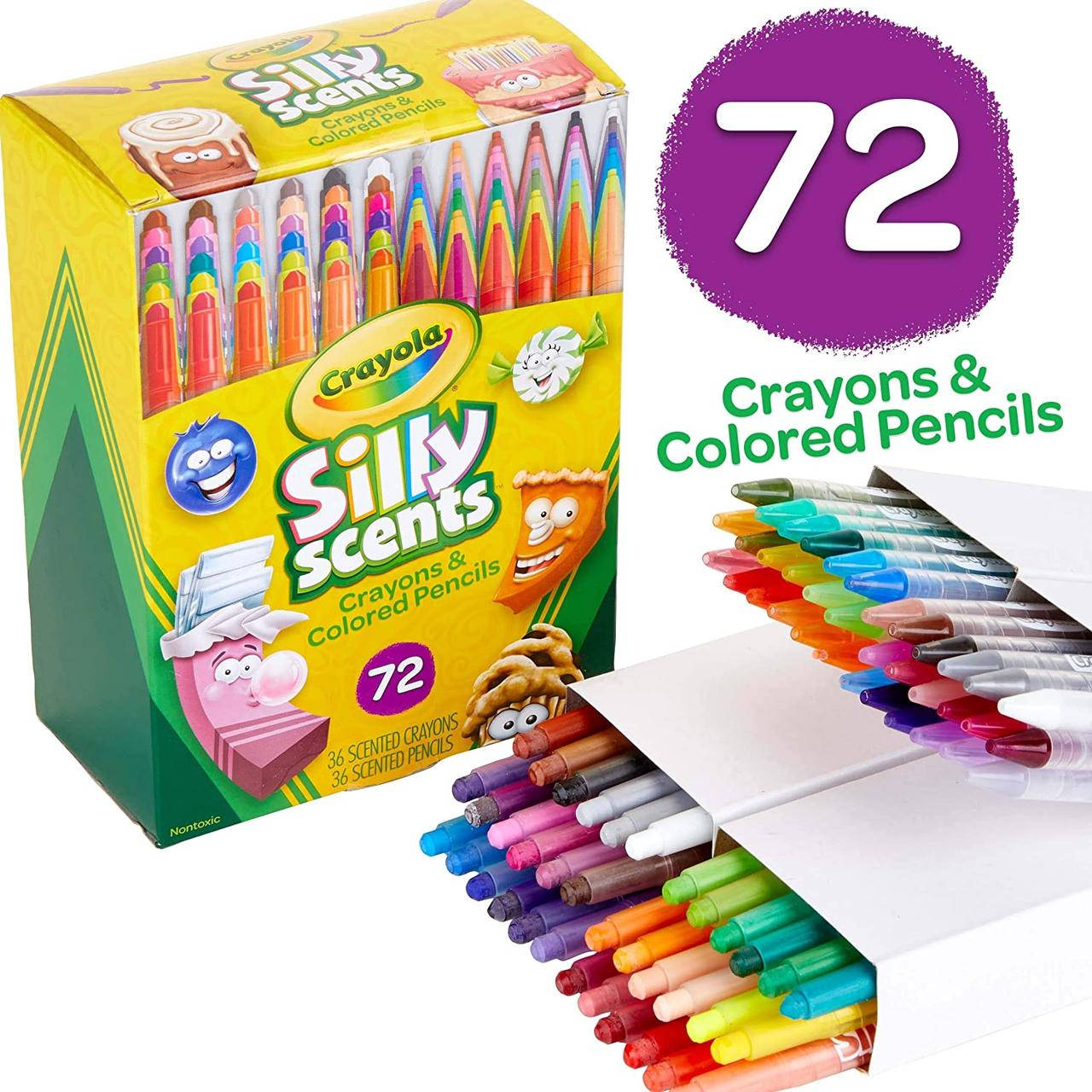 Набор восковых ароматизированных карандашей Crayola Silly Scents Twistables Crayons & Pencils 72 шт. 52-9706, Разные цвета
Набор восковых ароматизированных карандашей Crayola Silly Scents Twistables Crayons & Pencils 72 шт. 52-9706, Разные цвета