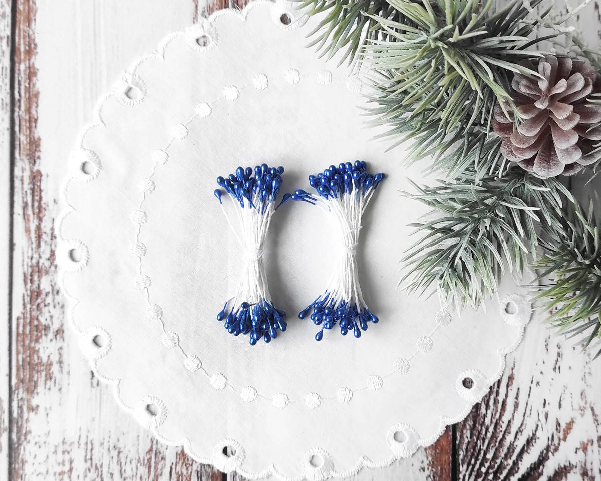 Тычинки глянцевые синие 50 (100)шт
Тычинки глянцевые синие 50 (100)шт