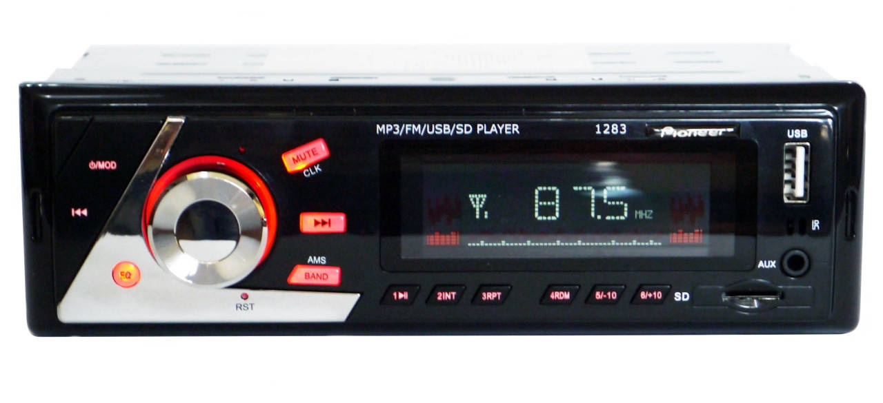 1 din Автомагнитола пионер Pioneer 1283 USB 1 дин магнитола бездисковая с юсб входом в Ланос Сенс
1 din Автомагнитола пионер Pioneer 1283 USB 1 дин магнитола бездисковая с юсб входом в Ланос Сенс