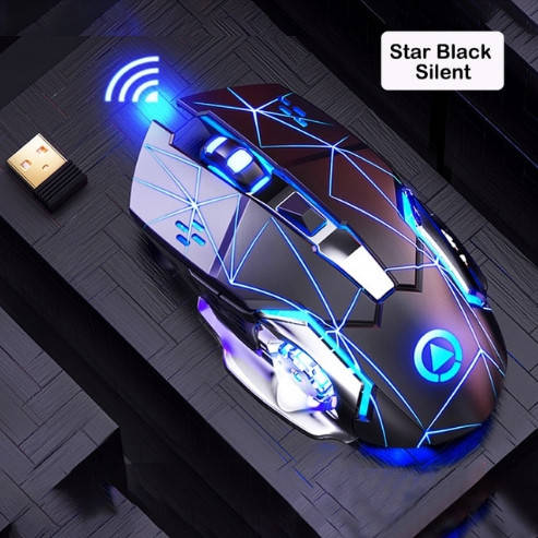 Мышь беспроводная с подсветкой A4 Star Black. Мышка USB 2.4 ГГц оптическая с аккумулятором, Черный
Мышь беспроводная с подсветкой A4 Star Black. Мышка USB 2.4 ГГц оптическая с аккумулятором, Черный