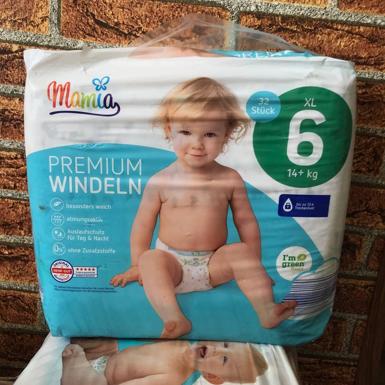 Підгузки преміум-класу mamia premium-windeln XL "6", 14+ кг, 32 шт. (Німеччина), Синий
Підгузки преміум-класу mamia premium-windeln XL "6", 14+ кг, 32 шт. (Німеччина), Синий