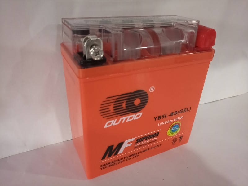 Аккумулятор (АКБ) гелевый Outdo YB5L-BS (GEL) 12V 5Ah 
Аккумулятор (АКБ) гелевый Outdo YB5L-BS (GEL) 12V 5Ah
