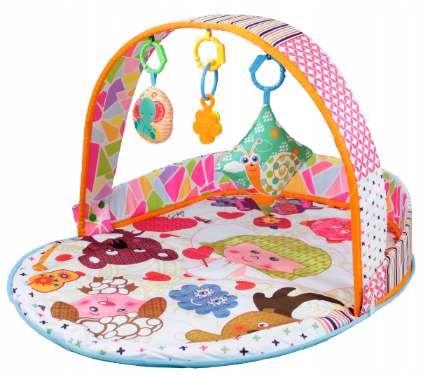 Яркий развивающий коврик 3в1 Meying Baby Blanket для малышей с цветными шариками и дугой
Яркий развивающий коврик 3в1 Meying Baby Blanket для малышей с цветными шариками и дугой