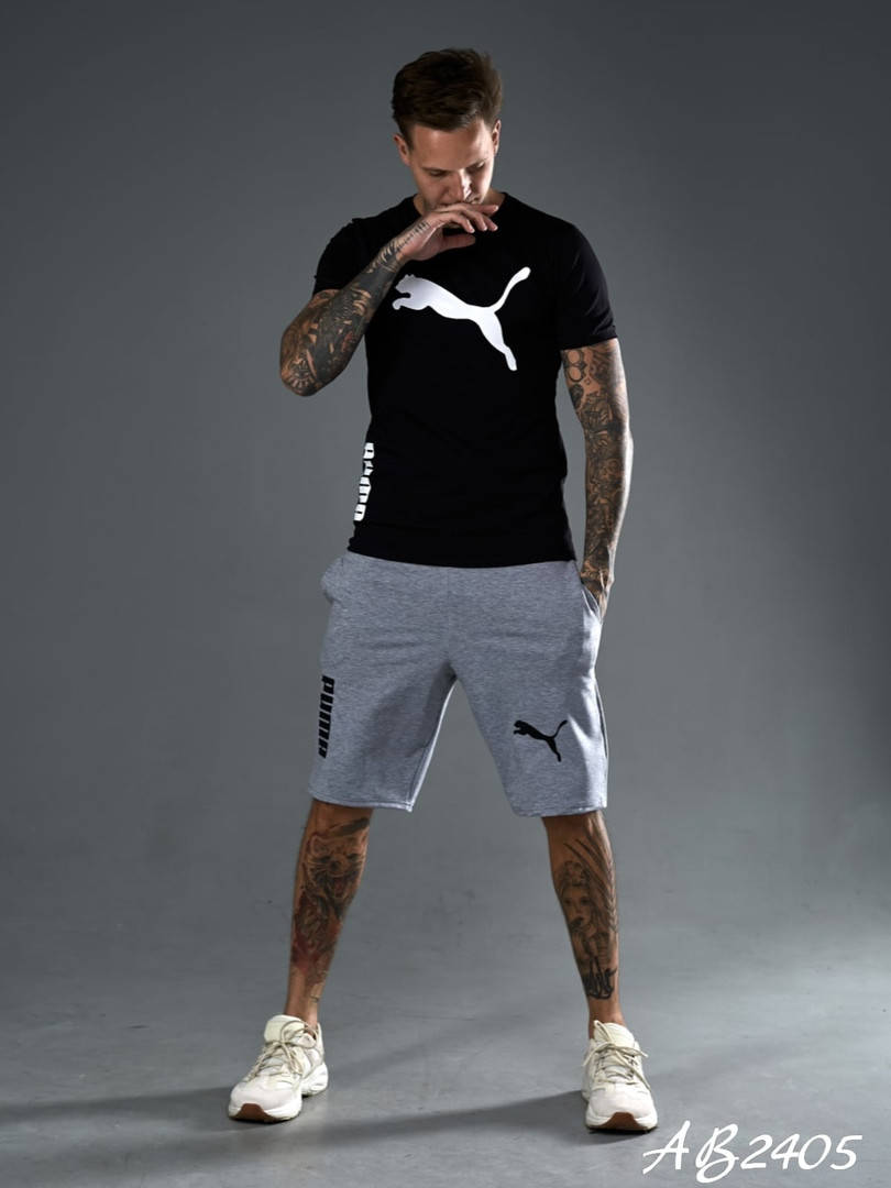 Мужской спортивный летний костюм шорты и футболка Puma черный с серым, размеры 48, 50, 52, 54, Разные цвета
Мужской спортивный летний костюм шорты и футболка Puma черный с серым, размеры 48, 50, 52, 54, Разные цвета