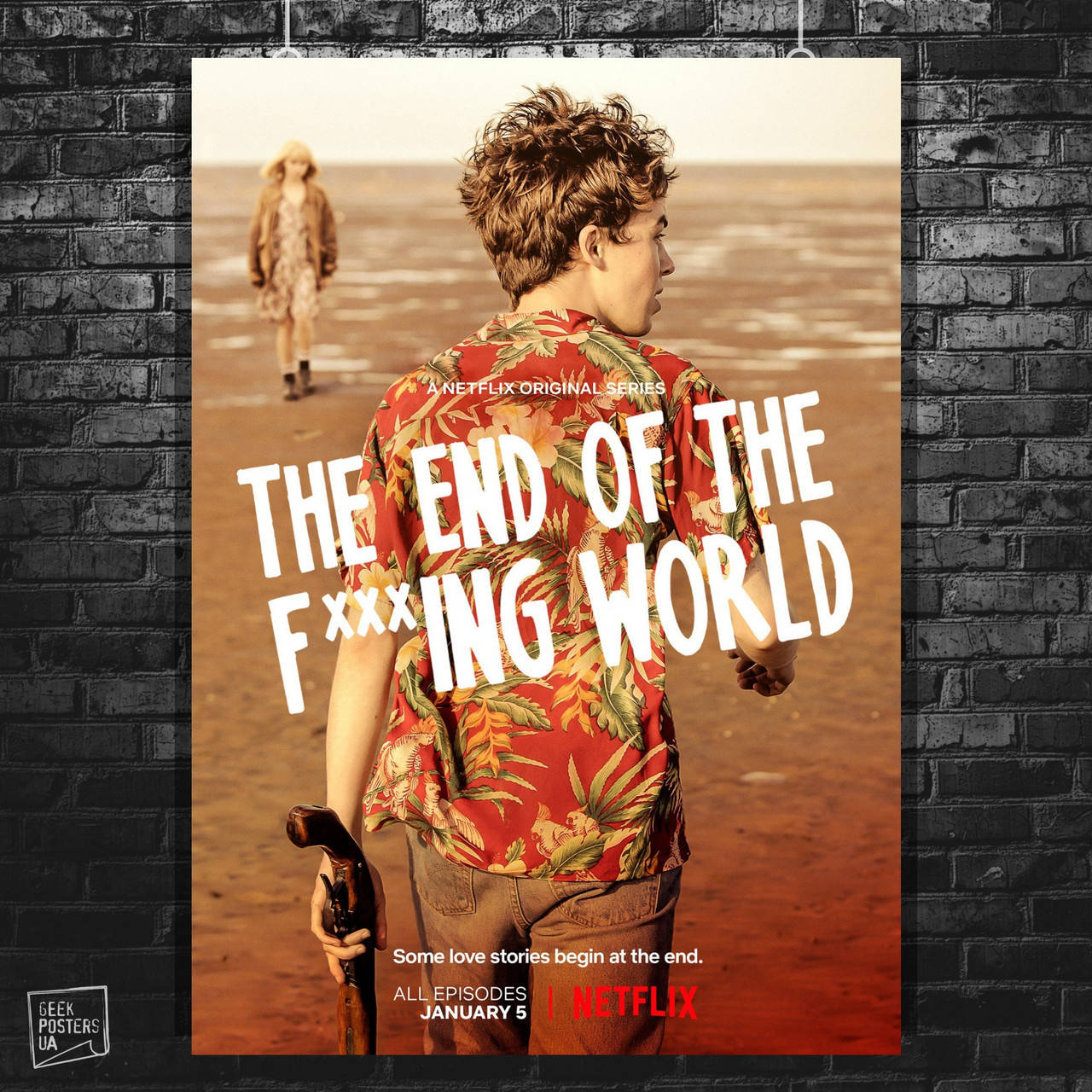 Постер Конец *****го мира, End Of The F...ing World, сериал. Размер 42x30см (A3). Матовая бумага
Постер Конец *****го мира, End Of The F...ing World, сериал. Размер 42x30см (A3). Матовая бумага