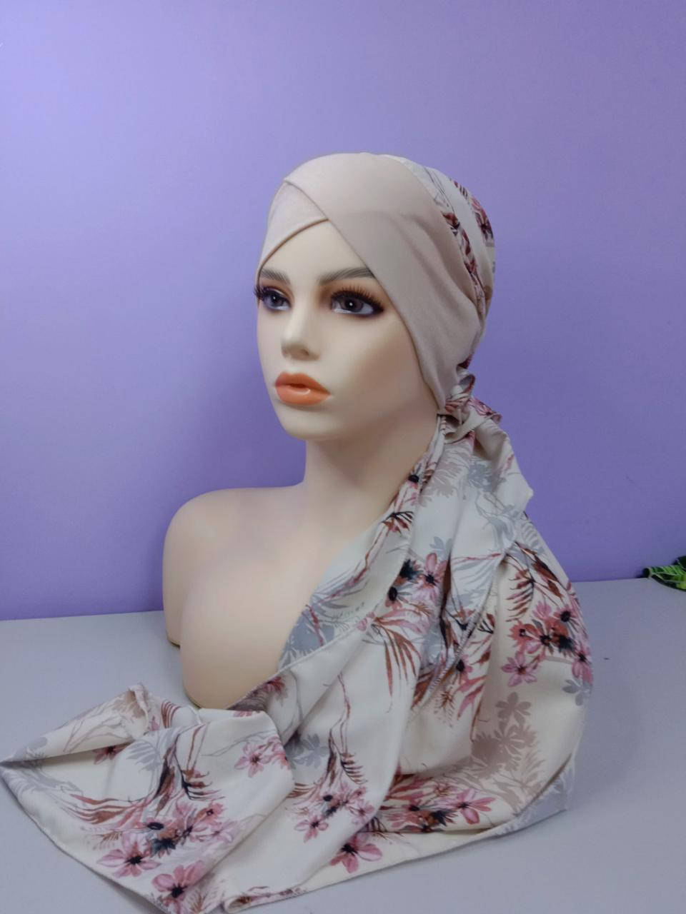 Чалма летняя шапка 54-60 рр на трикотажной повязке бежевая с принтом "Вуалька" натуральная ткань, Бежевый
Чалма летняя шапка 54-60 рр на трикотажной повязке бежевая с принтом "Вуалька" натуральная ткань, Бежевый