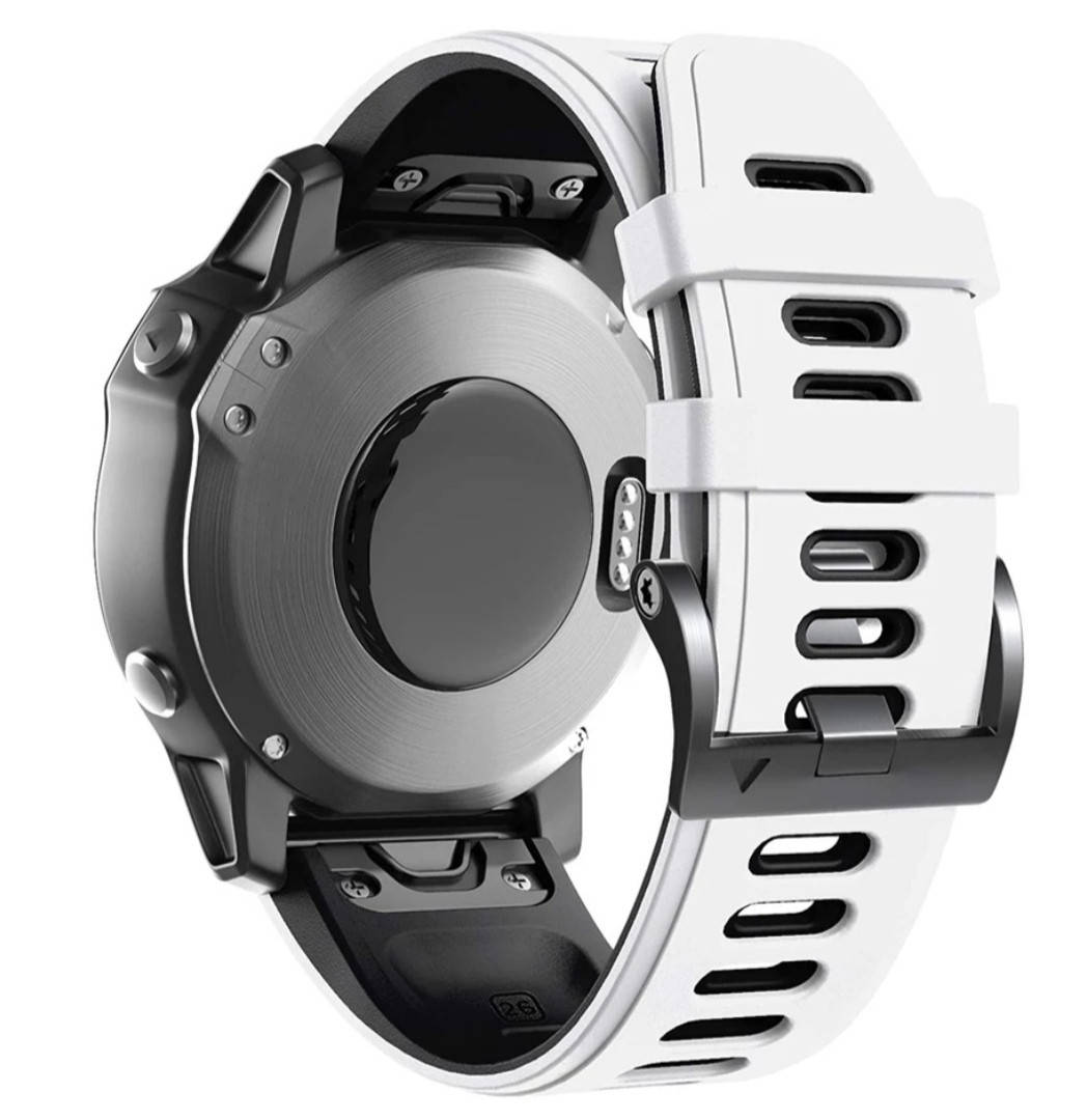 Ремешок для Garmin Fenix 7X / Enduro / 6X / 6X Pro / Tactix Delta/ 5X /5X Plus/3 HR /Quatix 3 /Quick Fit/26 мм Белый
Ремешок для Garmin Fenix 7X / Enduro / 6X / 6X Pro / Tactix Delta/ 5X /5X Plus/3 HR /Quatix 3 /Quick Fit/26 мм Белый