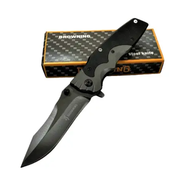 Туристический карманный складной нож BROWNING для охоты и рыбалки. Походный тактический АК180, GN2, Серый
Туристический карманный складной нож BROWNING для охоты и рыбалки. Походный тактический АК180, GN2, Серый