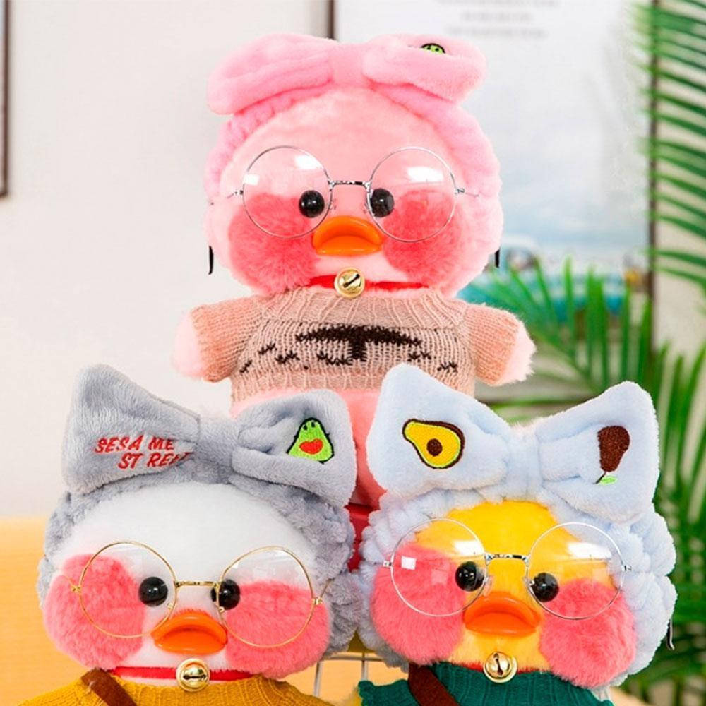 Утка Лалафанфан, Lalafanfan duck мягкая игрушка с одеждой 30 см. Лала фан фан. утка в очках, Разные цвета
Утка Лалафанфан, Lalafanfan duck мягкая игрушка с одеждой 30 см. Лала фан фан. утка в очках, Разные цвета