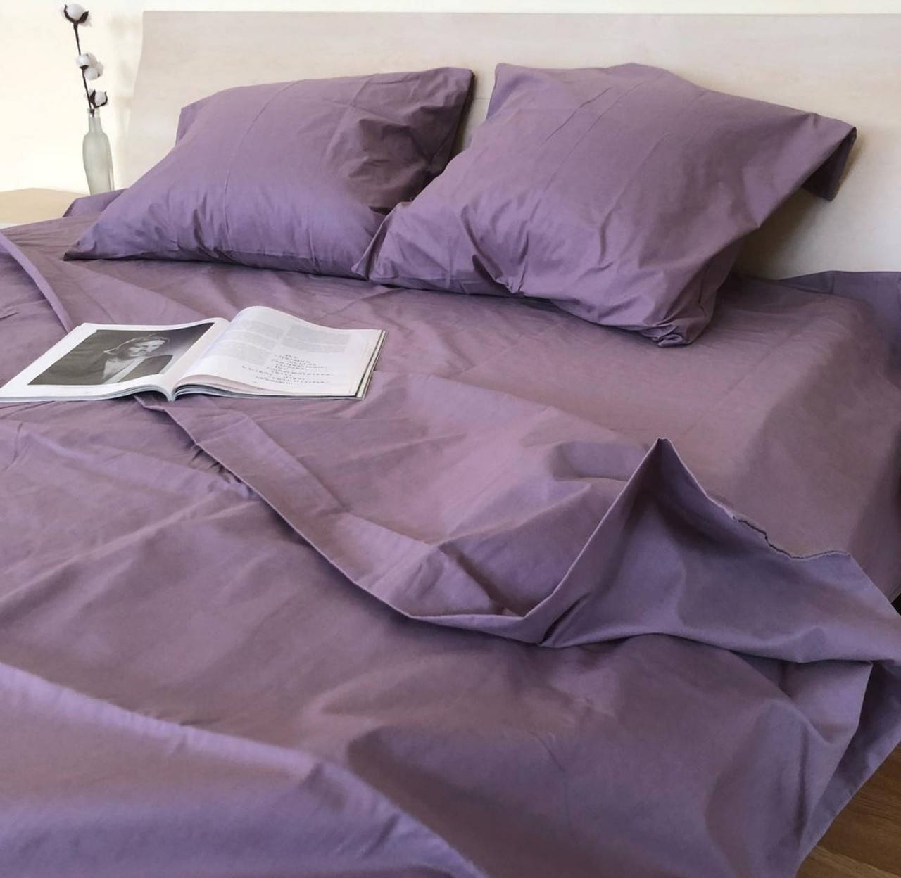 Постельное белье бязь голд люкс двуспальный размер однотонное