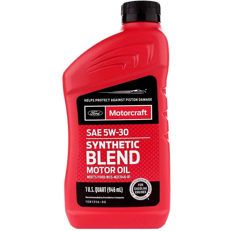 Масло моторное Ford Motorcraft Synthetic Blend 5W-30, 0.946 л (Пр-во Ford Motorcraft) XO5W30Q1SP
Масло моторное Ford Motorcraft Synthetic Blend 5W-30, 0.946 л (Пр-во Ford Motorcraft) XO5W30Q1SP