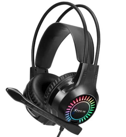Навушники ігрові стерео з мікрофоном Xtrike GH-709 3,5 мм/USB з мікрофоном та LED RGB підсвічуванням провідні, Черный
Навушники ігрові стерео з мікрофоном Xtrike GH-709 3,5 мм/USB з мікрофоном та LED RGB підсвічуванням провідні, Черный