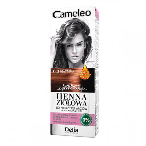 CAMELEO с хной (Лавсония) травяная мусс-краска для волос тон 6.3 Золотистый каштан
CAMELEO с хной (Лавсония) травяная мусс-краска для волос тон 6.3 Золотистый каштан