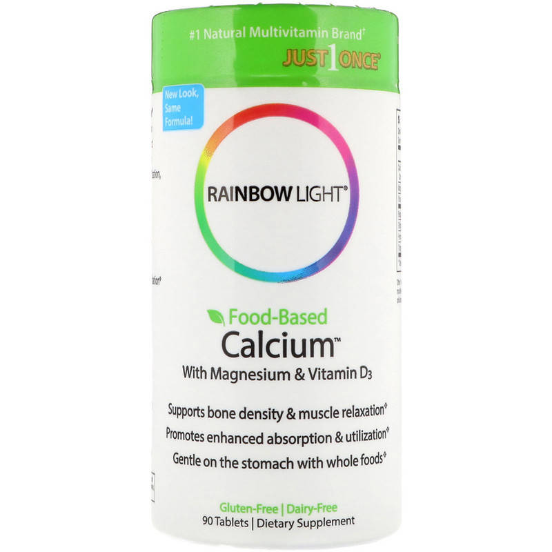 Кальций, Магний и витамин D3, Calcium With Magnesium & Vitamin D3, Rainbow Light, 90 таблеток (RLT-10951)
Кальций, Магний и витамин D3, Calcium With Magnesium & Vitamin D3, Rainbow Light, 90 таблеток (RLT-10951)