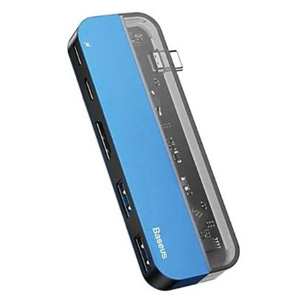 USB-хаб Baseus Transparent Series Type-C Multifunctional HUB Adapter CAHUB-TD03 (Синий)
USB-хаб Baseus Transparent Series Type-C Multifunctional HUB Adapter CAHUB-TD03 (Синий)