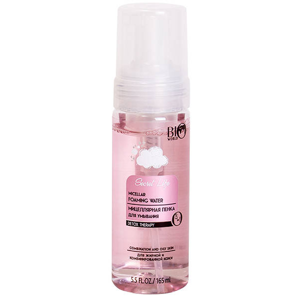 Мицеллярная пенка для умывания Bio World Detox Therapy Micellar Foaming для жирной и комбинированной кожи
Мицеллярная пенка для умывания Bio World Detox Therapy Micellar Foaming для жирной и комбинированной кожи