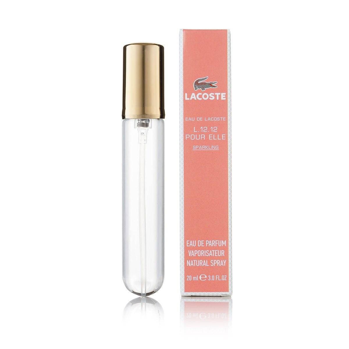 20 мл мини парфюм Lacoste L.12.12 Pour Elle Sparkling (Ж)