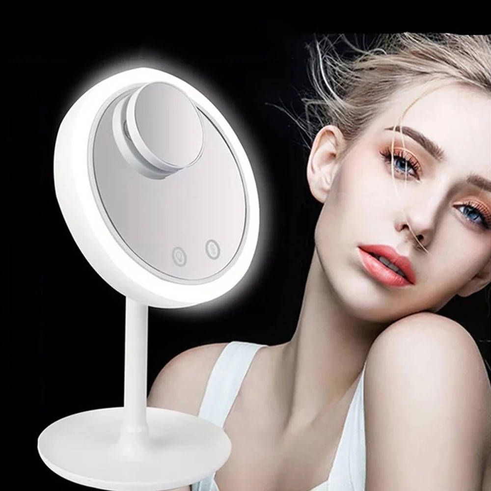 Зеркало для макияж с подсветкой и вентилятором Beauty Breeze Mirror / Косметическое настольное круглое зеркало, Белый
Зеркало для макияж с подсветкой и вентилятором Beauty Breeze Mirror / Косметическое настольное круглое зеркало, Белый
