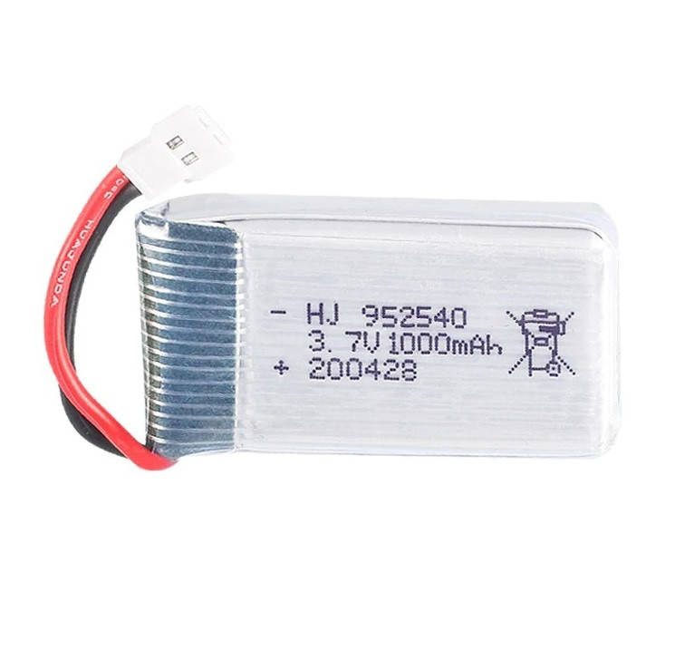 Усиленный аккумулятор для квадрокоптера Syma, JJRC, Hubsan, MJX, SKYTECH, 3.7V, 1000mAh, 952540
Усиленный аккумулятор для квадрокоптера Syma, JJRC, Hubsan, MJX, SKYTECH, 3.7V, 1000mAh, 952540