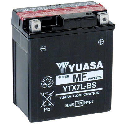 Аккумулятор мотоциклетный 6Ah 100A YUASA YTX7L-BS Honda , Yamaha , Suzuki , Kawasaki , GEON , APRILIA , KTM
Аккумулятор мотоциклетный 6Ah 100A YUASA YTX7L-BS Honda , Yamaha , Suzuki , Kawasaki , GEON , APRILIA , KTM
