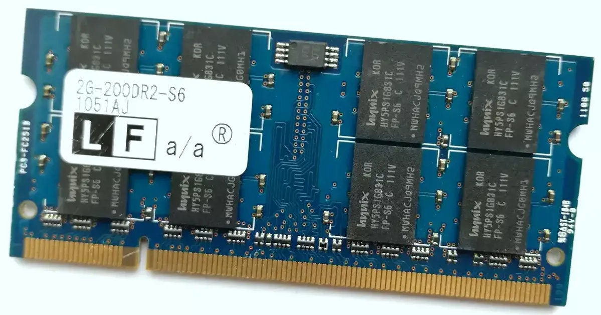 Оперативная память для ноутбука SODIMM DDR2 2Gb 533-1066MHz 4200-8500S Б/У Под ремонт и восстановление!
Оперативная память для ноутбука SODIMM DDR2 2Gb 533-1066MHz 4200-8500S Б/У Под ремонт и восстановление!