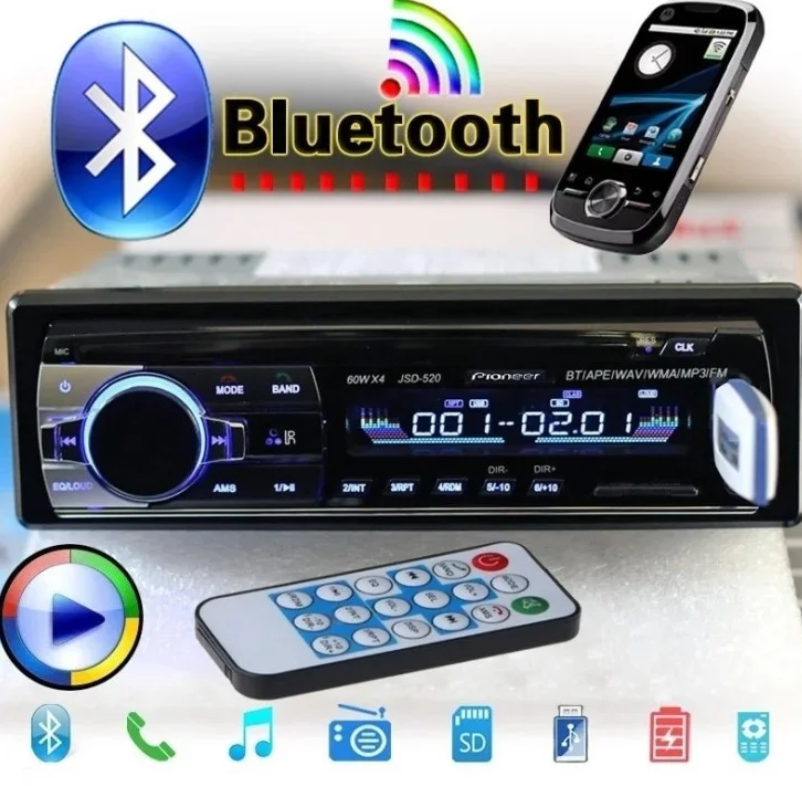 Мощная Автомагнитола с чистым звуком Pioneer JSD-520BT с USB, FM и Bluetooth | Магнитола в машину 1 DIN
Мощная Автомагнитола с чистым звуком Pioneer JSD-520BT с USB, FM и Bluetooth | Магнитола в машину 1 DIN