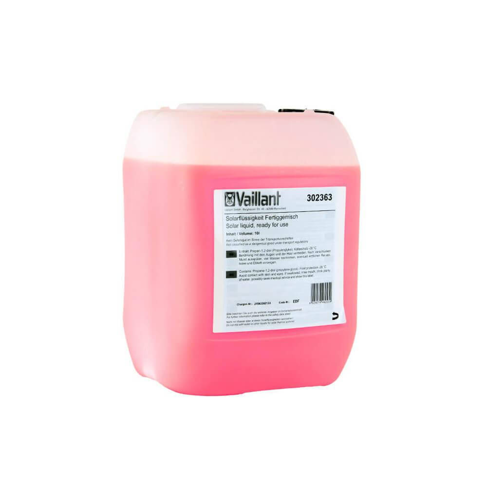 Жидкость для солнечных коллекторов Vaillant 10 л
Жидкость для солнечных коллекторов Vaillant 10 л