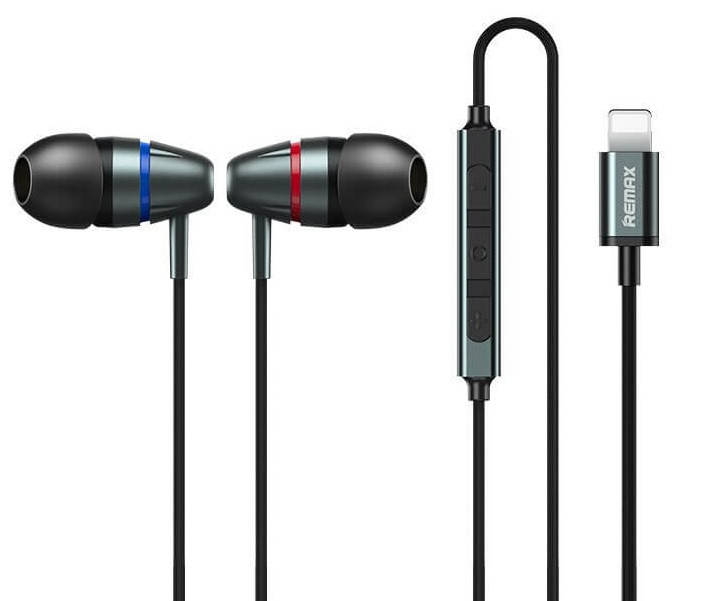 Наушники проводные вкладыши гарнитура для iphone REMAX Lightning Metal Wired Earphone RM-660i Серый
Наушники проводные вкладыши гарнитура для iphone REMAX Lightning Metal Wired Earphone RM-660i Серый