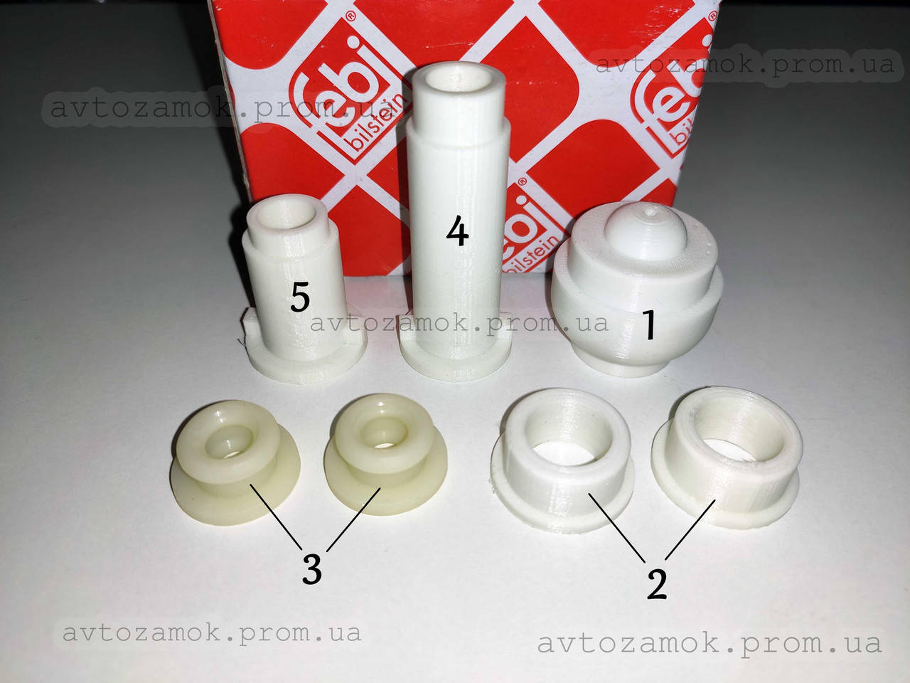Комплект втулок кулисы КПП VW Golf 4/ Bora/ Audi A3/ Skoda Octavia Tour/ Seat Toledo, Leon
Комплект втулок кулисы КПП VW Golf 4/ Bora/ Audi A3/ Skoda Octavia Tour/ Seat Toledo, Leon