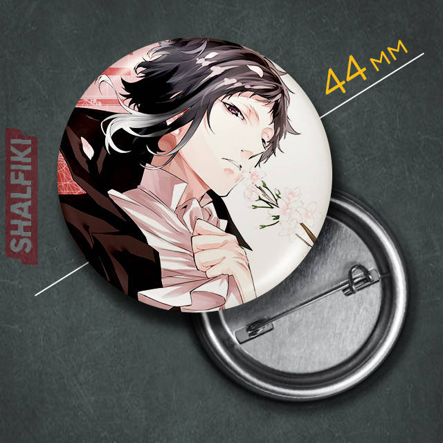 "Рюноске Акутагава (Проза бродячих псов / Bungo stray dogs)" значок круглый на булавке Ø44 мм
"Рюноске Акутагава (Проза бродячих псов / Bungo stray dogs)" значок круглый на булавке Ø44 мм